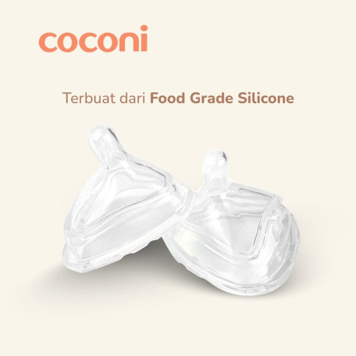 COCONI Triangle Bottle Nipple Replacement | Dot Pengganti Coconi