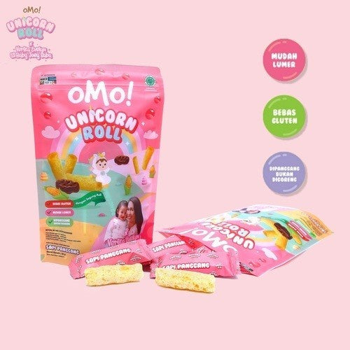 OMO! UNICORN ROLL - Snack Sehat Bayi 12 Bulan++