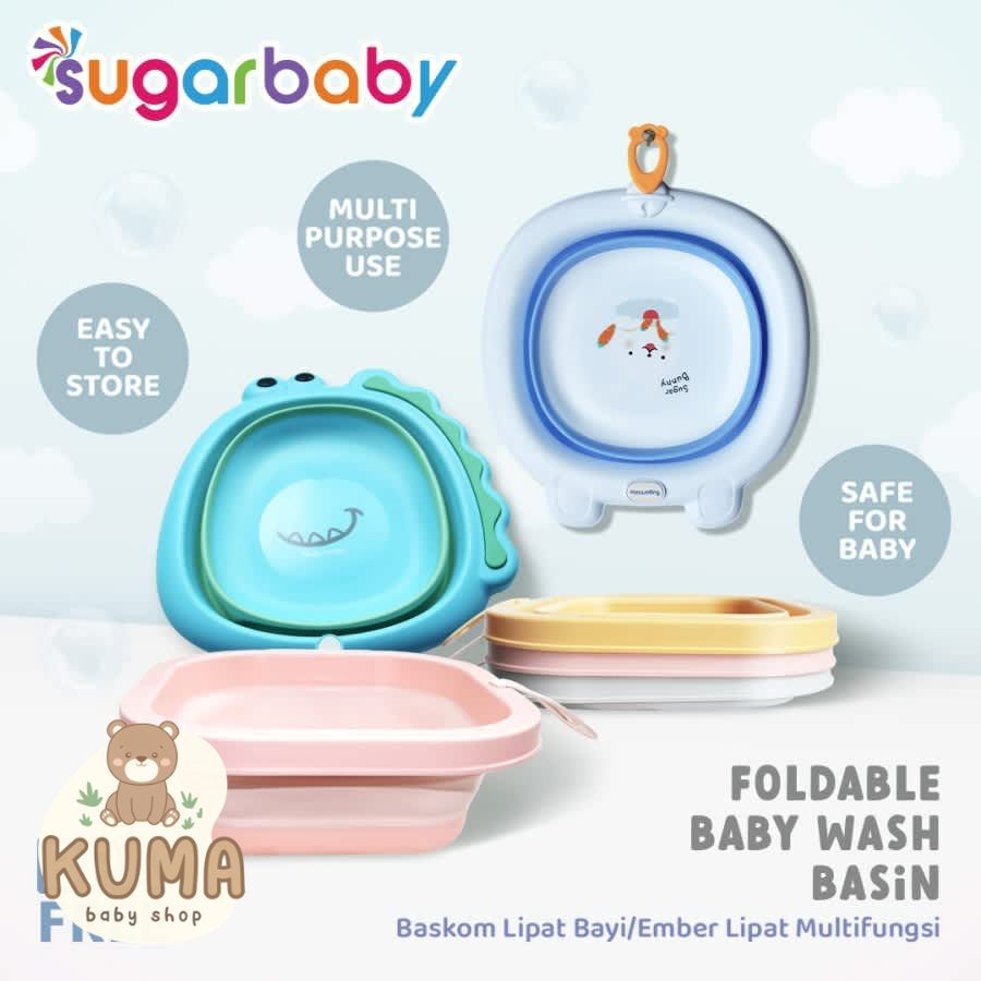 Sugar Baby Foldable Baby Wash Basin/Baskom Lipat Bayi/Ember Lipat