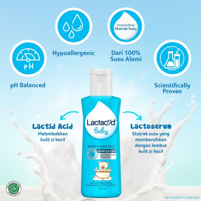 LACTACYD Baby Cleansing and Moisturizing Sabun Bayi 60ml 150ml 250ml