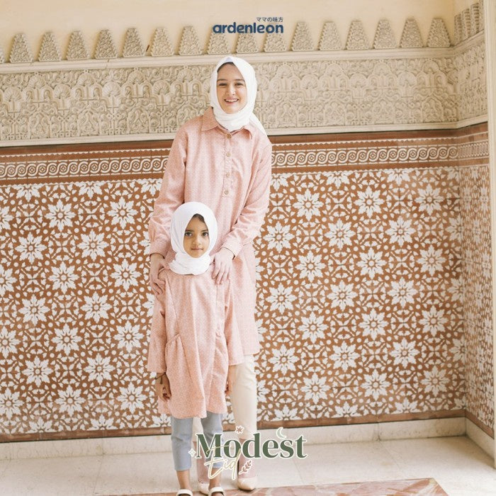 ARDENLEON Rok Anak Raya Girls Dress Lebaran Matching Family