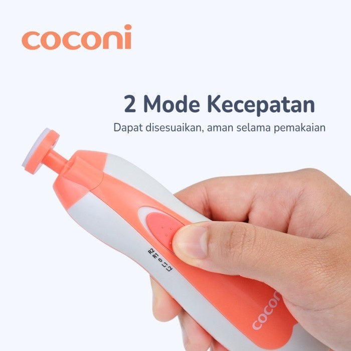 Coconi Baby Nail Trimmer | Gunting Kuku Elektrik Bayi Dewasa Set