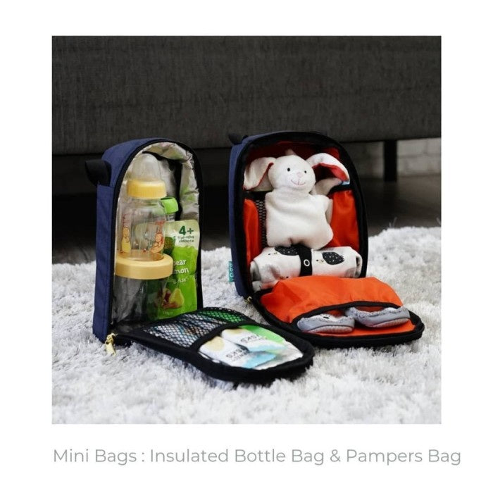 BabyGo Inc - Babygoinc Harley Diaper Bag Backpack Babygo Tasi Asi/Bayi