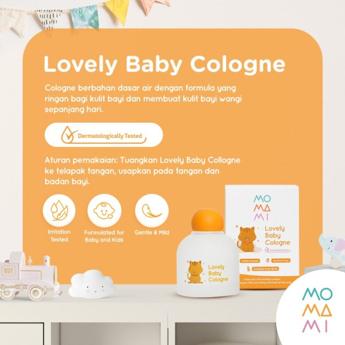 Momami Lovely Baby Cologne 100ml Pengharum Parfum Bayi