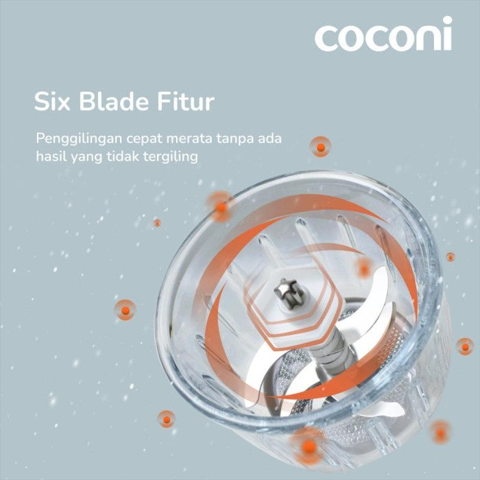 COCONI Food Blender | Blender Mini Pengolah Penghalus Makanan MPASI
