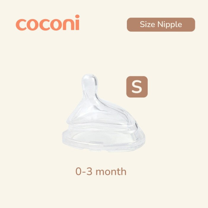 COCONI Triangle Bottle Nipple Replacement | Dot Pengganti Coconi