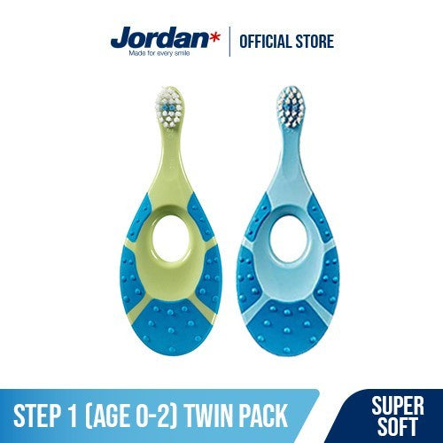 Jordan Oral Care Kids Step 1 Step 2 Twin Super Soft