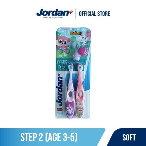 Jordan Oral Care Kids Step 1 Step 2 Twin Super Soft