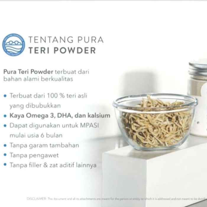 Pura Seasoning Sachet Beef Chicken Vegan Food Anchovy White Bait 20gr