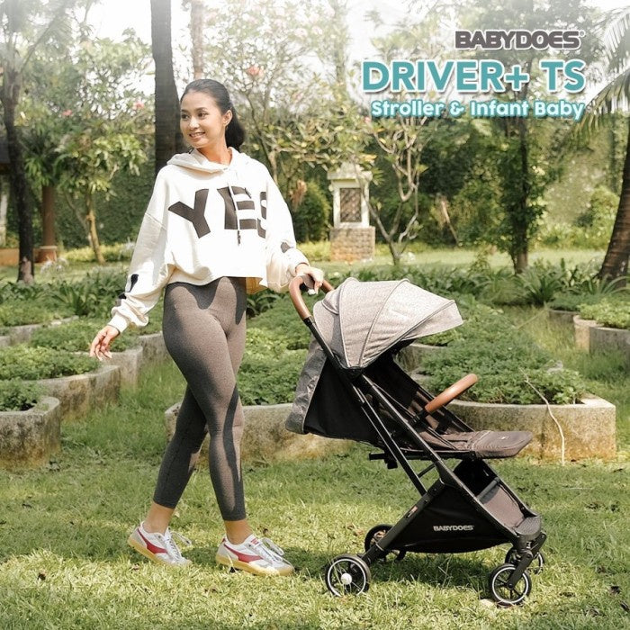 Stroller Babydoes Driver+ TS Travel System Cabin Size Plus Carseat