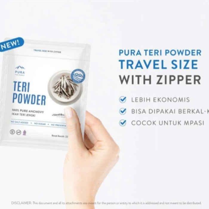 Pura Seasoning Sachet Beef Chicken Vegan Food Anchovy White Bait 20gr