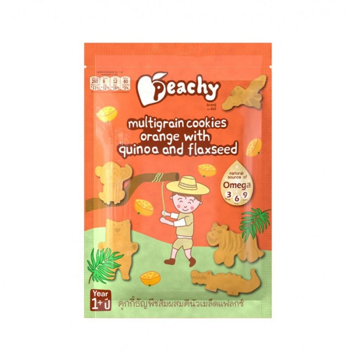 PEACHY Multigrain Cookies 50gr | Biskuit Snack Cemilan Sehat Bayi