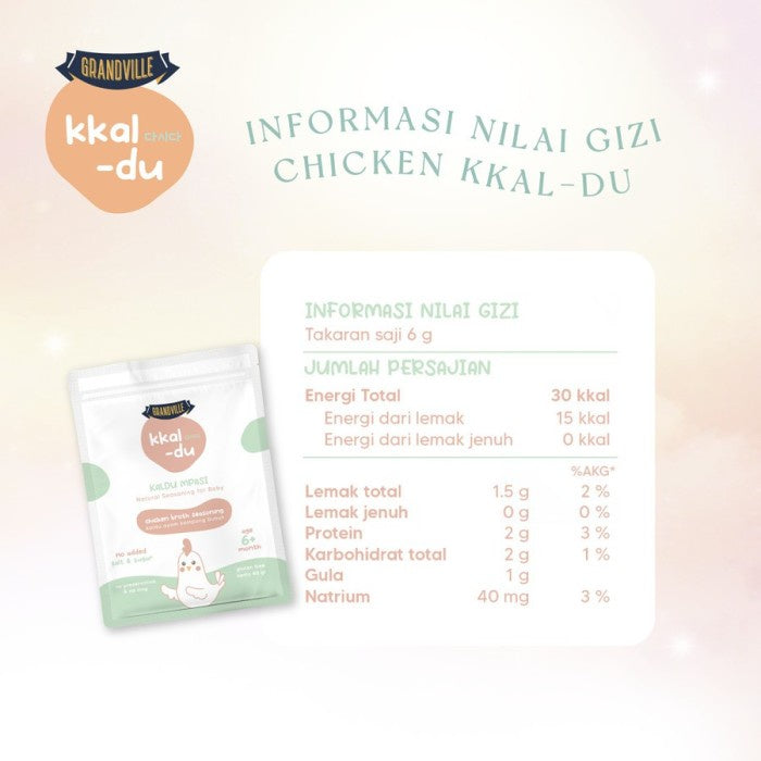 Grandville KKaldu Kaldu Ayam Sapi Salmon MPASI BB Booster NON MSG