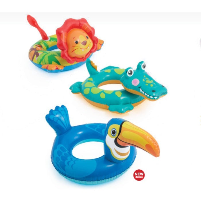 Ban renang anak Intex Deluxe Animal Ring 58221 Buaya / Monkey / Lion