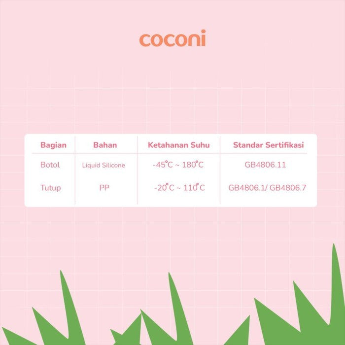 COCONI Breastmilk Collector | Botol Silikon Penampung ASI | Pompa ASI