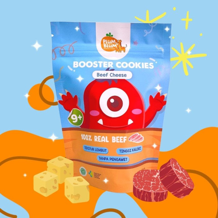 Plumandblum Baby Cookies BB Booster Snack Sapi Keju