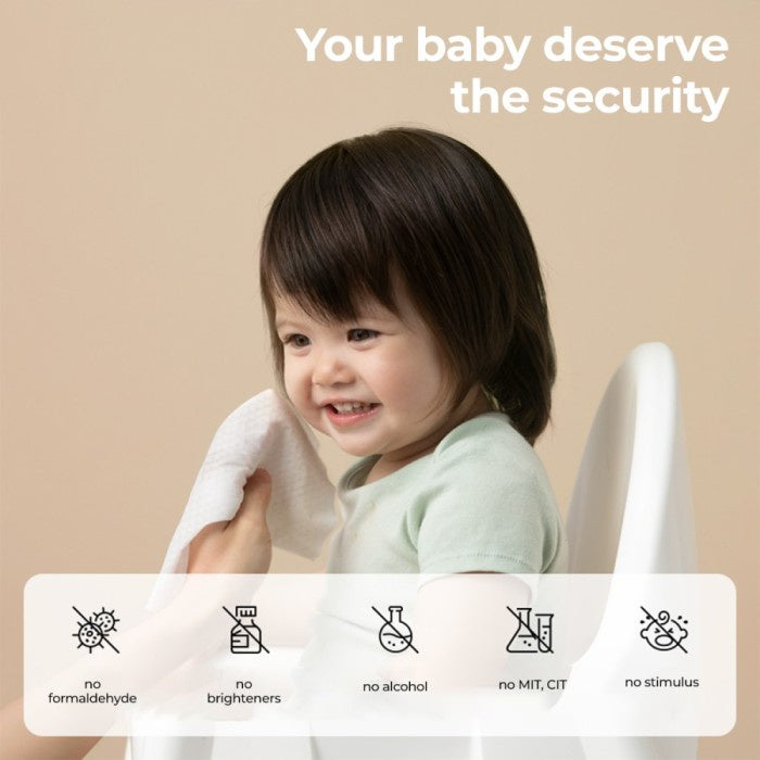 BC BABYCARE TISU BASAH BAYI WET TISSUE BABY WIPES HAND MOUTH 80PCS