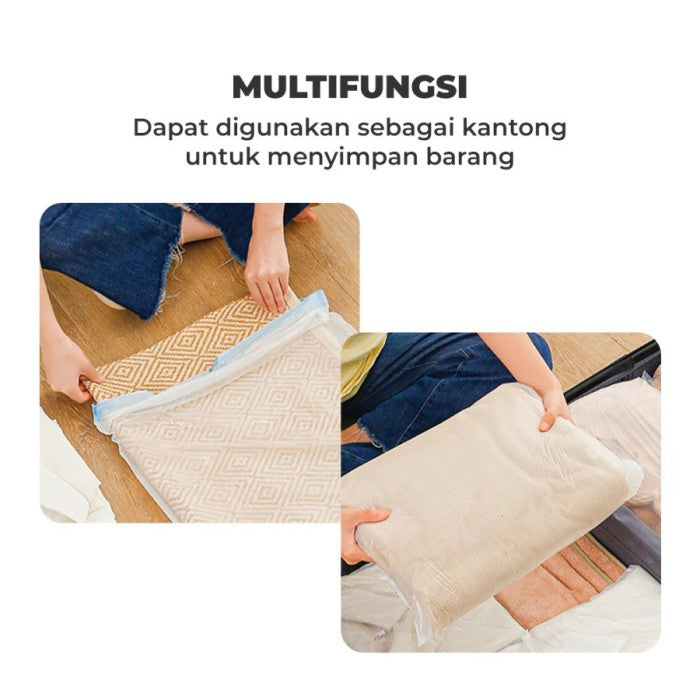 Bagus Premium Trashbag Scented Kantong Sampah dengan Tali M 60x80 24s