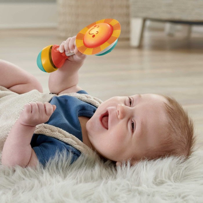 Fisher Price HBP47 Shake & Shine Sun Rattle Mainan Edukasi Bayi