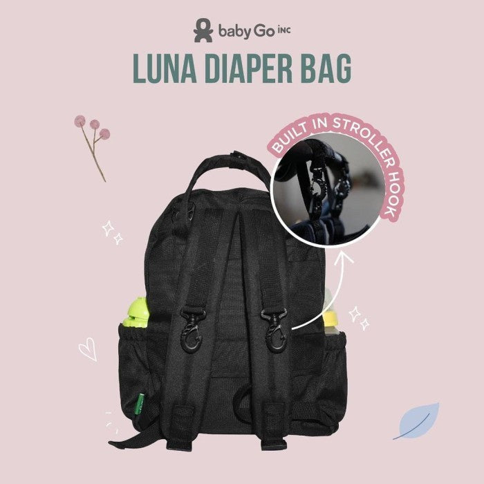 Babygo Inc - Babygo Inc Luna Diaper Bag Backpack Baby Go Inc Tas Bayi