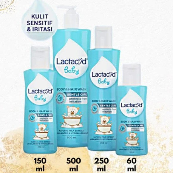 LACTACYD Baby Cleansing and Moisturizing Sabun Bayi 60ml 150ml 250ml