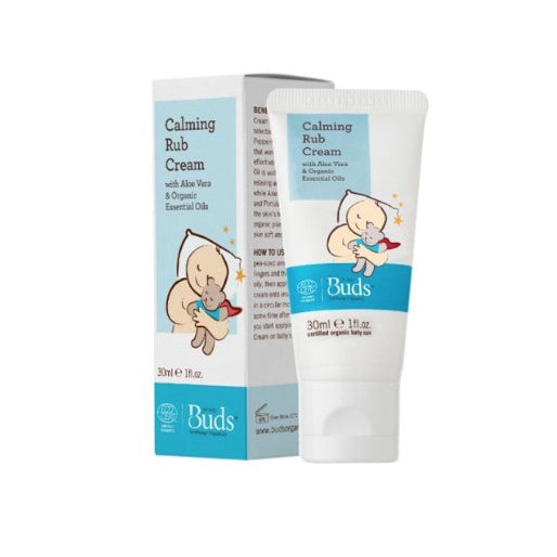 Buds Soothing Organics Calming Rub Kolik Cream Tube 30/50ml Limited