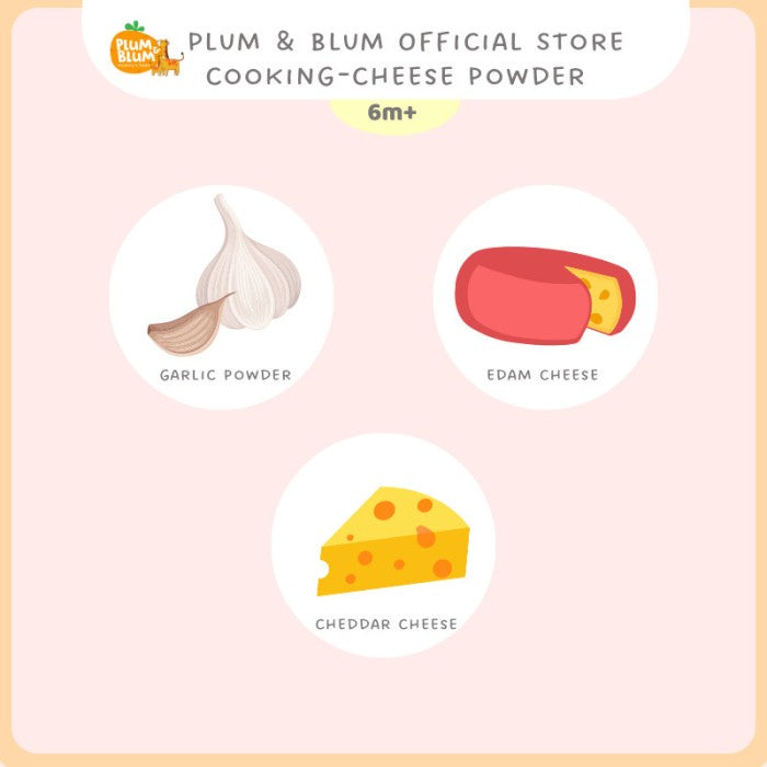 Plumandblum Baby Cheese Powder Bubuk Keju Mpasi Cheddar - 45 gram