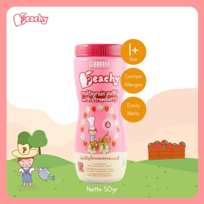 Peachy Puff Multigrain Cemilan Bayi 1 tahun +