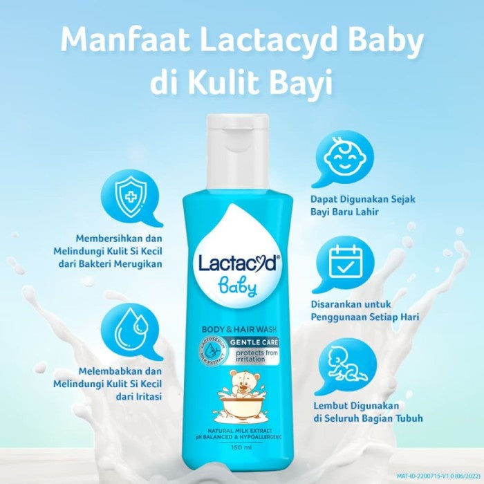 LACTACYD Baby Cleansing and Moisturizing Sabun Bayi 60ml 150ml 250ml