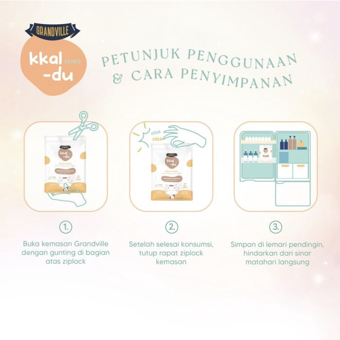 Grandville KKaldu Kaldu Ayam Sapi Salmon MPASI BB Booster NON MSG