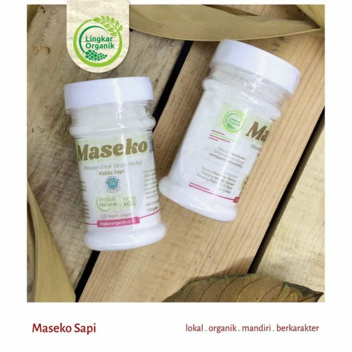 Maseko Kaldu Sapi 100gr Maseko Kaldu Non MSG Lingkar Organik