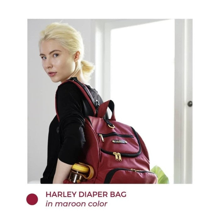 BabyGo Inc - Babygoinc Harley Diaper Bag Backpack Babygo Tasi Asi/Bayi