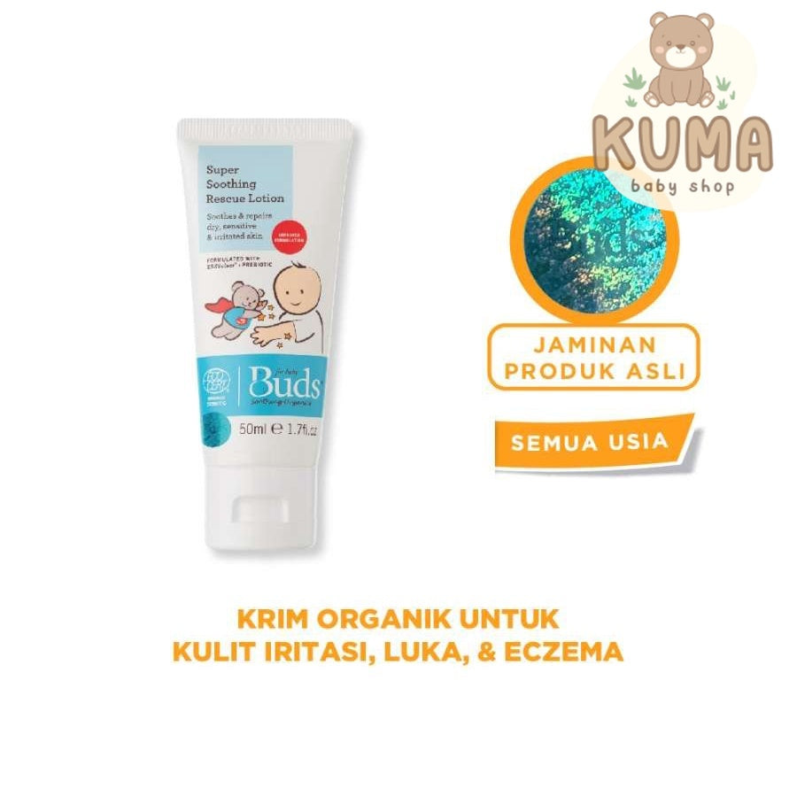 Buds Organics Super Soothing Rescue Lotion - Lotion Iritasi Luka - 50 ML