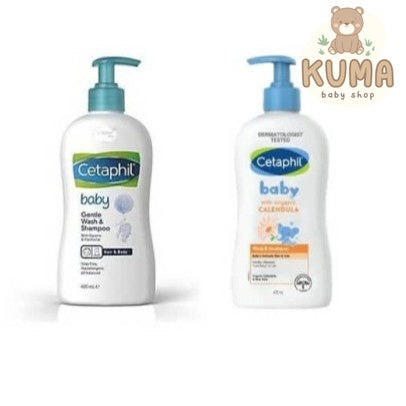 Cetaphil Gentle Baby Wash Shampoo Glycerin / Calendula 230ml / 400ml