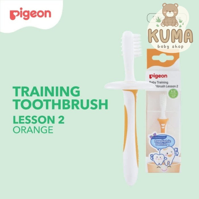 PIGEON TRAINING TOOTHBRUSH LESSON 2 sikat gigi anak bayi