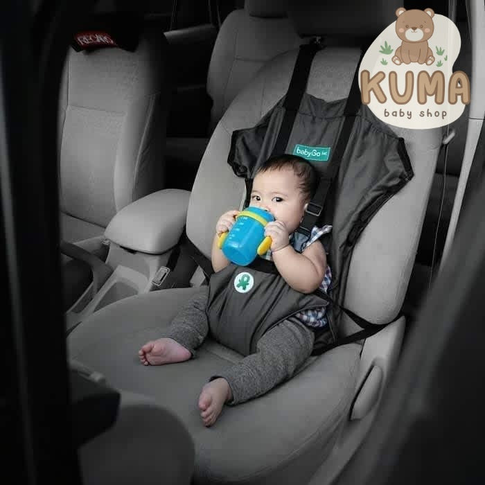 BabyGo Inc Portable Travelling Chair Seat Grey Navy Babygoinc Baby go