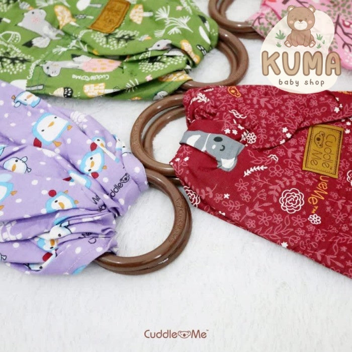 GENDONGAN BAYI - GENDONGAN JARIK M SHAPE-CUDDLEME BAMBOO SLING MOTIF