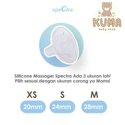 Silicone Massager untuk Corong Spectra XS, S, M