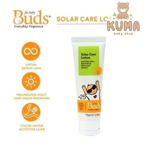 Buds Organics Solar Care Lotion - Sunblock Sunscreen Kulit Bayi & Anak