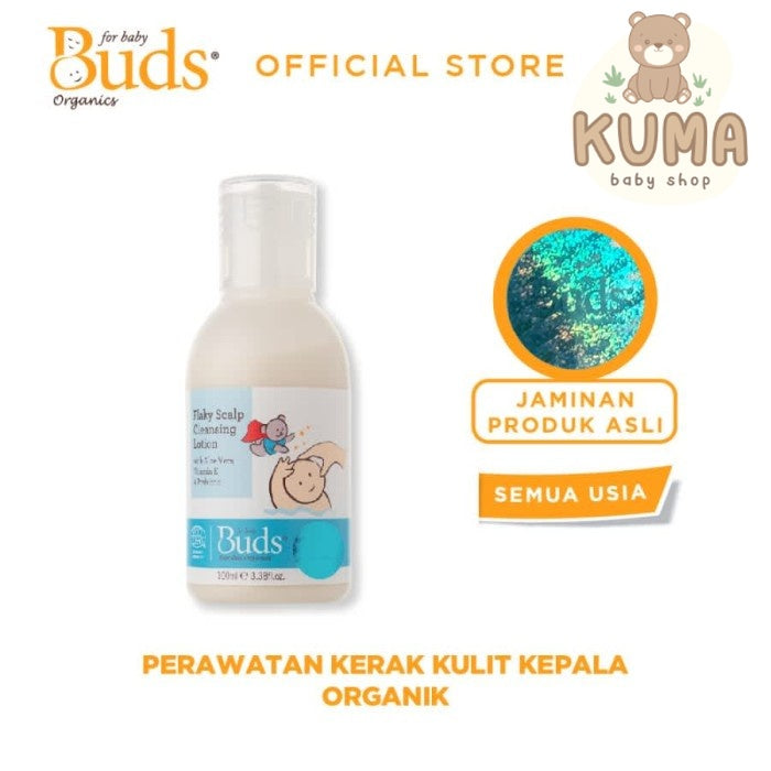 Buds Organics Flaky Scalp Cleansing Lotion - Terapi Kerak Kulit Kepala