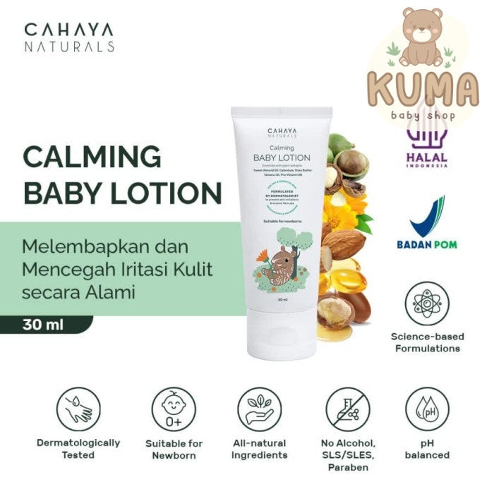 Cahaya Naturals Calming Baby Lotion (Sensitive Skin) 60ml / 30ml