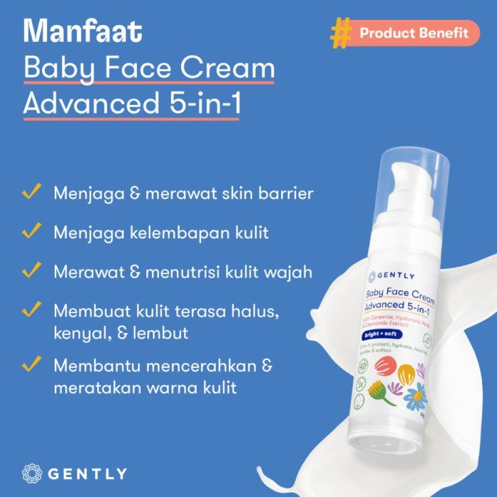 Gently Baby Face Cream Advanced 5-in-1