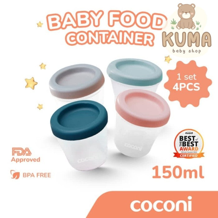 COCONI Air-tight Baby Food Container Set Wadah MPASI PP Bayi Tempat