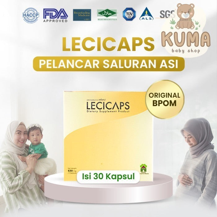 Lecicaps Kapsul Pelancar Asi Soy Lecithin