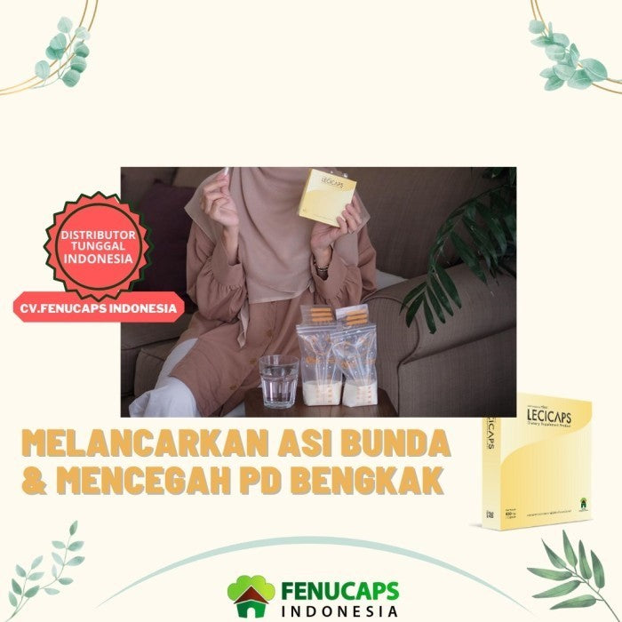 Lecicaps Kapsul Pelancar Asi Soy Lecithin
