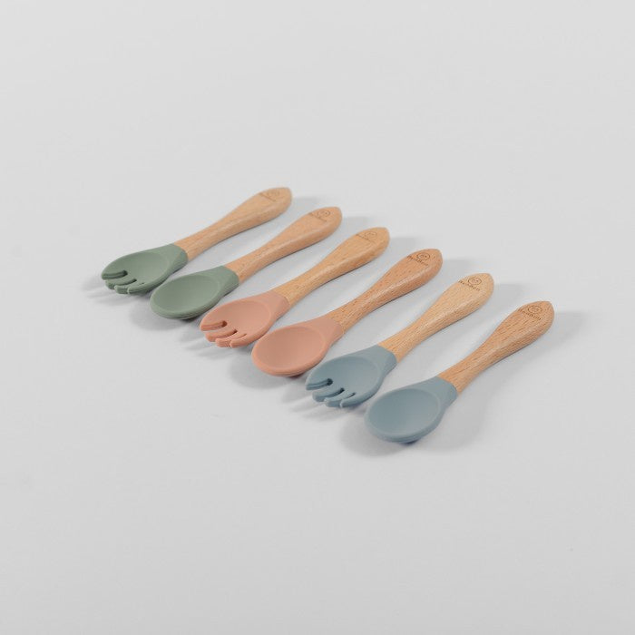 BenBen Premium Silicone Bamboo Spoon sendok makan bayi silikon mpasi