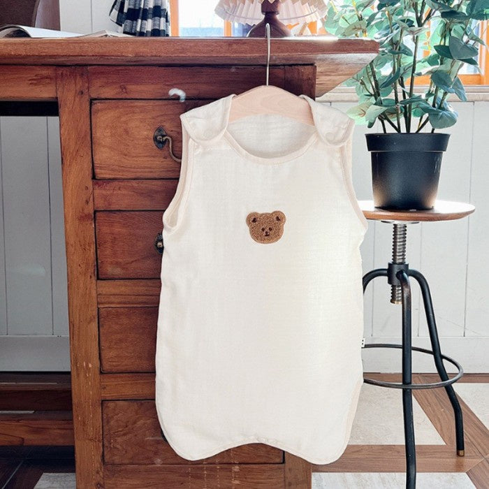 Kuma Bear Selimut Tidur Anak Bayi Sleepsack Sleeveless Buka Kaki
