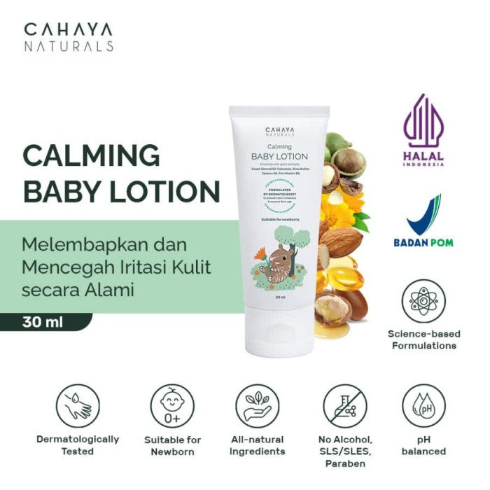 Cahaya Naturals Calming Baby Lotion (Sensitive Skin) 60ml / 30ml