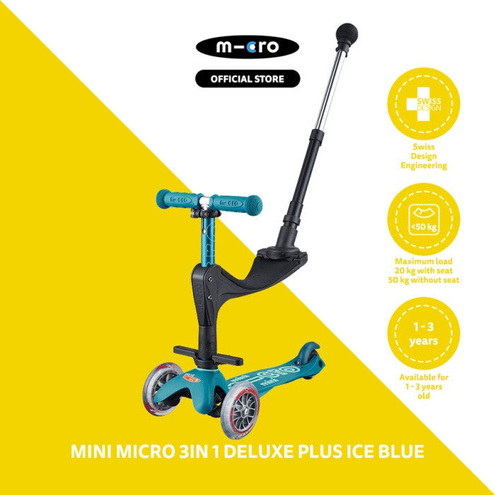 Minimicro Micro mini 3in1 DLX plus Skuter Anak