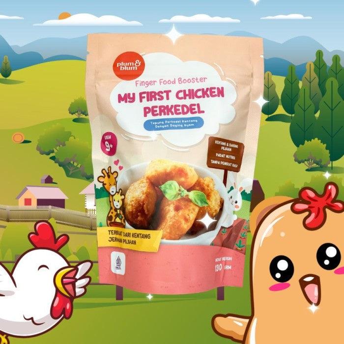 Plum & Blum Perkedel Kentang Pertama Beef Chicken Finger Food